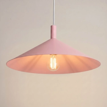 Nox 40 lampa wisząca 1xE27 różowa SL.2545
