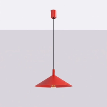 Nox 40 lampa wisząca 1xE27 czerwona SL.2548