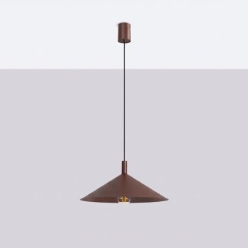 Nox 40 lampa wisząca 1xE27 brązowa SL.2549