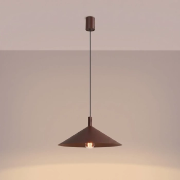 Nox 40 lampa wisząca 1xE27 brązowa SL.2549