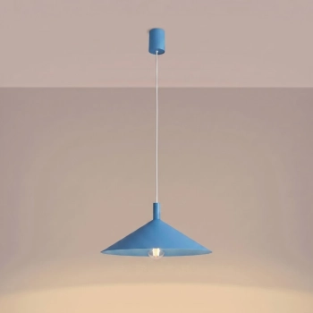 Nox 40 lampa wisząca 1xE27 błękitna SL.2550