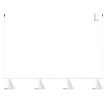 Nox 4L lampa wisząca 4xE14 biała SL.2551 Sollux Lighting
