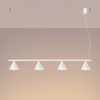 Nox 4L lampa wisząca 4xE14 biała SL.2551