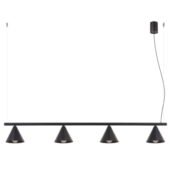 Nox 4L lampa wisząca 4xE14 czarna SL.2552 Sollux Lighting