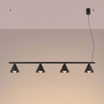 Nox 4L lampa wisząca 4xE14 czarna SL.2552
