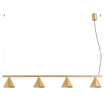 Nox 4L lampa wisząca 4xE14 złota SL.2553 Sollux Lighting