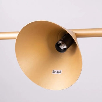Nox 4L lampa wisząca 4xE14 złota SL.2553