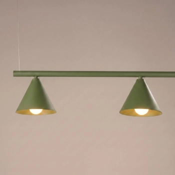 Nox 4L lampa wisząca 4xE14 zielona oliwka SL.2555