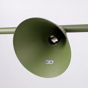 Nox 4L lampa wisząca 4xE14 zielona oliwka SL.2555
