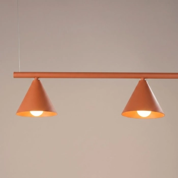 Nox 4L lampa wisząca 4xE14 ochra czerwona SL.2556