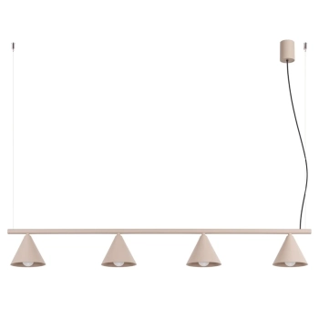 Nox 4L lampa wisząca 4xE14 taupe SL.2557 Sollux Lighting