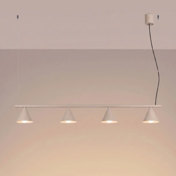 Nox 4L lampa wisząca 4xE14 taupe SL.2557
