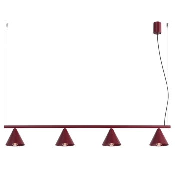 Nox 4L lampa wisząca 4xE14 burgund SL.2558 Sollux Lighting