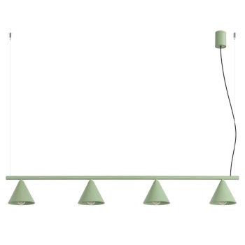 Nox 4L lampa wisząca 4xE14 szałwiowa SL.2561 Sollux Lighting