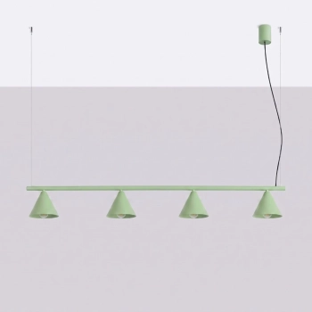 Nox 4L lampa wisząca 4xE14 szałwiowa SL.2561