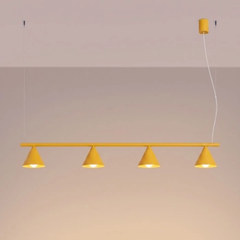 Nox 4L lampa wisząca 4xE14 żółta SL.2562
