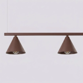 Nox 4L lampa wisząca 4xE14 brązowa SL.2564