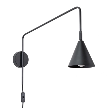 Nox kinkiet 1xE14 czarny SL.1697 Sollux Lighting