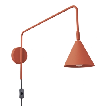 Nox kinkiet 1xE14 ochra czerwona SL.1701 Sollux Lighting