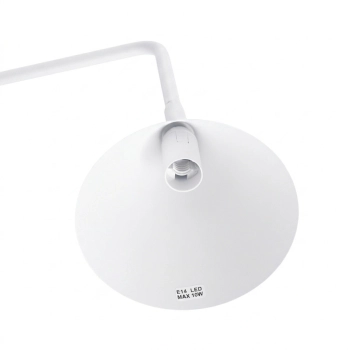 Nox lampa biurkowa 1xE14 biała SL.2566