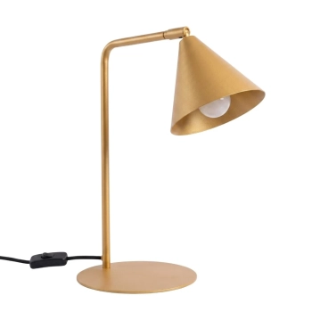 Nox lampa biurkowa 1xE14 złota SL.2568 Sollux Lighting