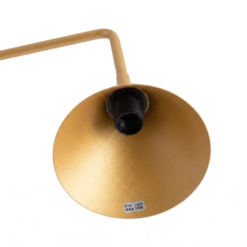 Nox lampa biurkowa 1xE14 złota SL.2568