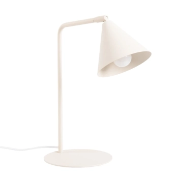 Nox lampa biurkowa 1xE14 beżowa SL.2569 Sollux Lighting