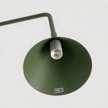 Nox lampa biurkowa 1xE14 zielona oliwka SL.2570