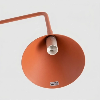 Nox lampa biurkowa 1xE14 ochra czerwona SL.2571