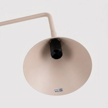 Nox lampa biurkowa 1xE14 taupe SL.2572
