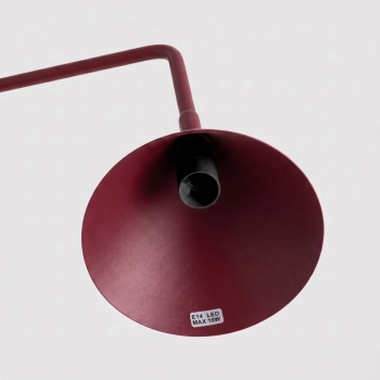Nox lampa biurkowa 1xE14 burgund SL.2573