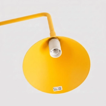 Nox lampa biurkowa 1xE14 żółta SL.2577