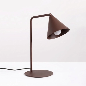 Nox lampa biurkowa 1xE14 brązowa SL.2579