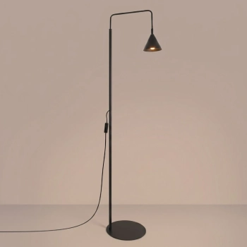 Nox lampa podłogowa 1xE14 czarna SL.2582