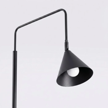 Nox lampa podłogowa 1xE14 czarna SL.2582