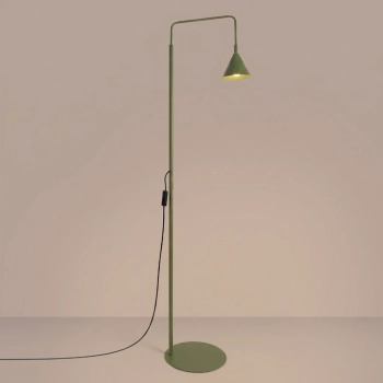Nox lampa podłogowa 1xE14 zielona oliwka SL.2585