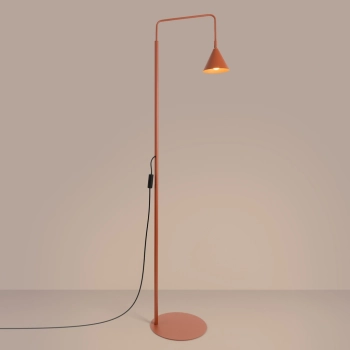 Nox lampa podłogowa 1xE14 ochra czerwona SL.2586