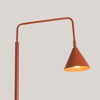 Nox lampa podłogowa 1xE14 ochra czerwona SL.2586
