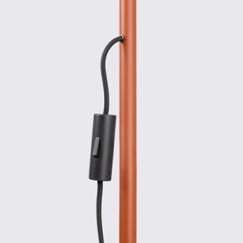 Nox lampa podłogowa 1xE14 ochra czerwona SL.2586