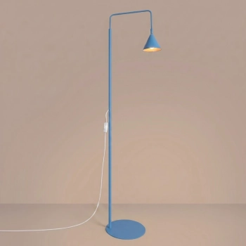 Nox lampa podłogowa 1xE14 błękitna SL.2595