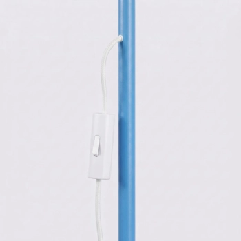 Nox lampa podłogowa 1xE14 błękitna SL.2595