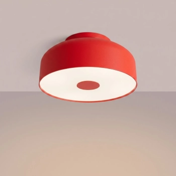 Omiq lampa sufitowa 4xE27 czerwona SL.2285