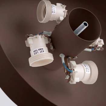 Omiq lampa sufitowa 4xE27 brązowa SL.2286