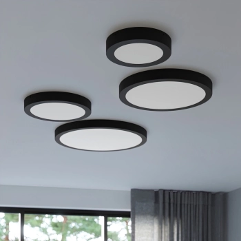 Onyx 60 lampa sufitowa LED 65W 5177lm 3000K czarna SL.1248
