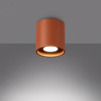 Orbis 1 lampa sufitowa 1xGU10 ochra czerwona SL.2093