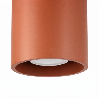 Orbis 1 lampa sufitowa 1xGU10 ochra czerwona SL.2093