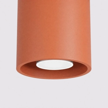 Orbis 1 lampa sufitowa 1xGU10 ochra czerwona SL.2093