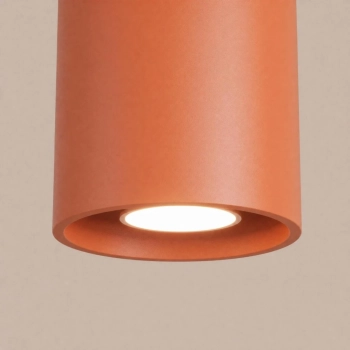 Orbis 1 lampa sufitowa 1xGU10 ochra czerwona SL.2093