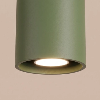 Orbis 1 lampa sufitowa 1xGU10 zielona oliwka SL.2102