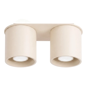 Orbis 2 lampa sufitowa 2xGU10 beżowa SL.2088 Sollux Lighting